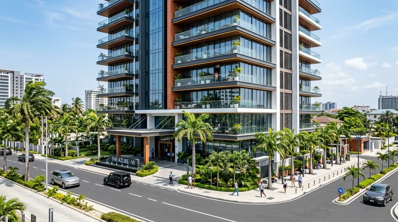 Well-managed apartment building.